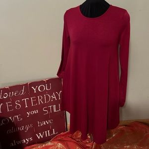 Nwots long sleeve dress with pockets, size small